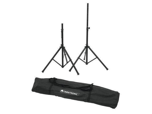 2 speaker stands, extendible up to 185 cm, maximum load 30 kg + carrying bag-MainBild