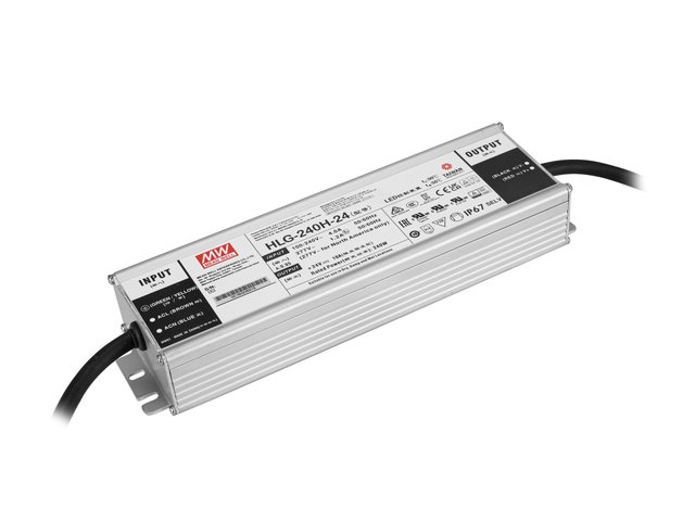 HLG-240H-24 LED-Schaltnetzteil IP67, 240 W / 24 V / 10 A-MainBild