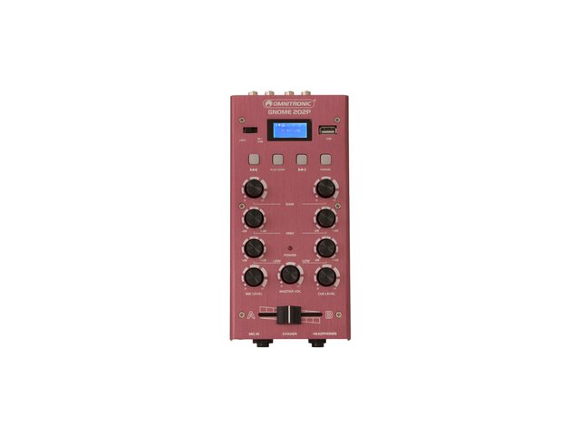 2-Kanal-DJ-Mixer mit Bluetooth und MP3-Player im Miniaturformat-MainBild