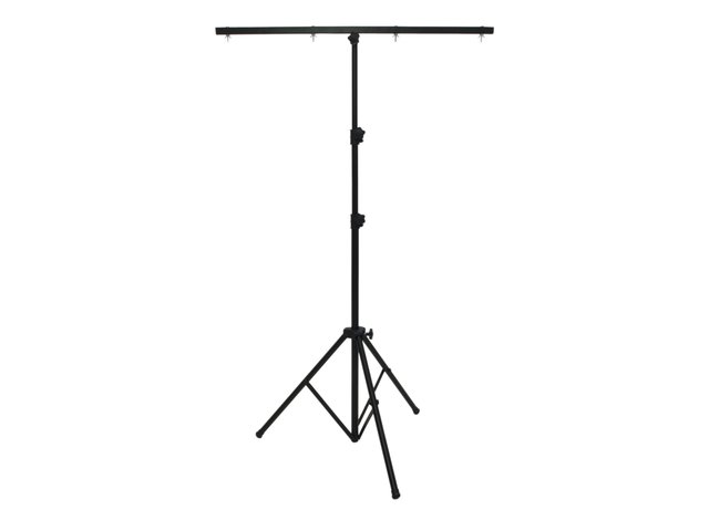 Low-priced lighting stand with T bar, max. load 14 kg, max. height 260 cm-MainBild