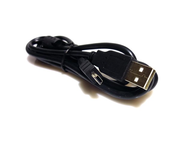  Kabel USB A Stecker > Mini-B Stecker 1,4m-MainBild