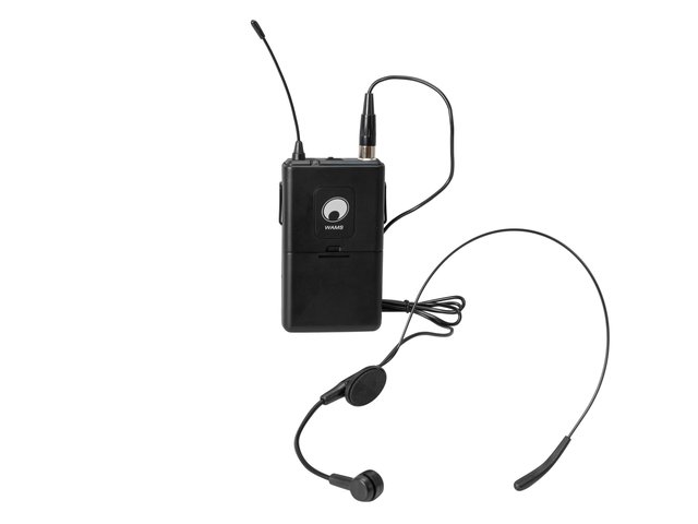 Bodypack transmitter with headset microphone for WAMS-12BT2-MainBild