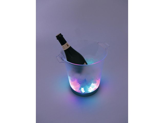 Decorative champagne bucket with LEDs-MainBild