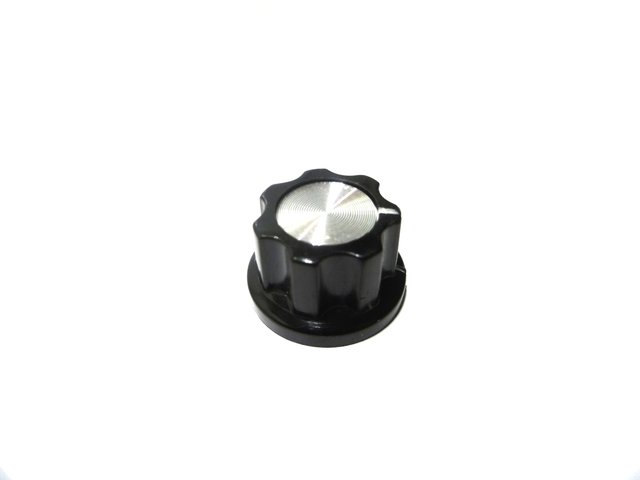  Button (potentiometer) TRM-202MK3 black inside silver Ø=22,5mm small-MainBild
