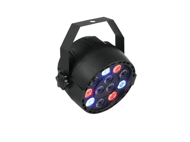 Compact spotlight with 12 x 1 W LED in RGBW and DMX control-MainBild