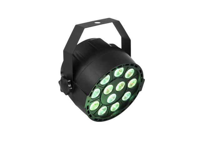 Compact spotlight with 12 x 3 W 3in1 LED in RGB and DMX control-MainBild