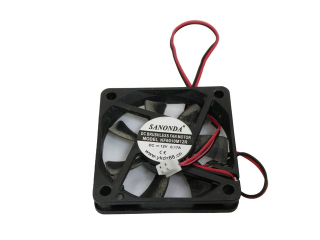  Fan DC12V 4000RPM 60x60x10 mm  LED TMH-S200-MainBild