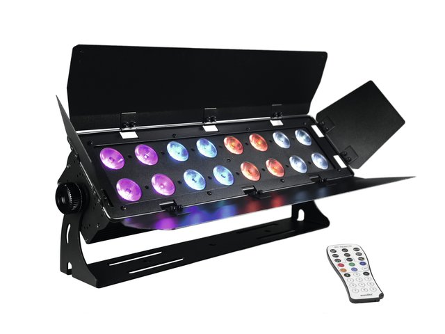 Lichteffektleiste mit RGBAW+UV-Farbmischung, mit 5-pol-QuickDMX-Buchse-MainBild