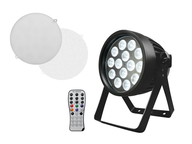 Weather-proof (IP65) spotlight with RGBW color mixing, incl. diffuser discs-MainBild