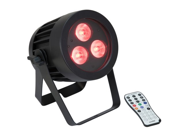 Weather-proof (IP65) spotlight with 3 x 3in1 LED and RGBW color mixing-MainBild