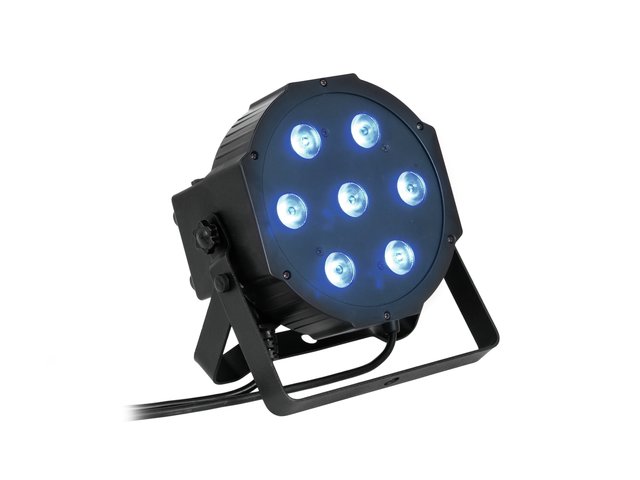 Flacher Scheinwerfer mit 7 x 10-W-4in1-LED mit RGBW-Farbmischung-MainBild