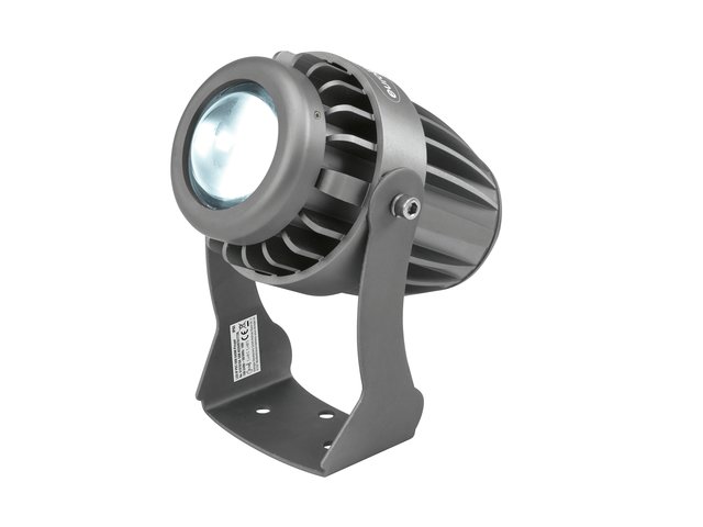 Weather-proof pinspot (IP65) with strong 10 W LED in cold white-MainBild