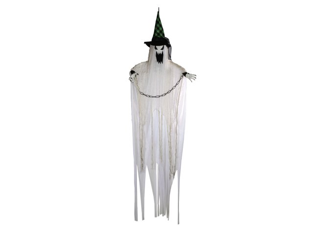 Animated ghost figure with pointed hat for your Halloween decoration-MainBild