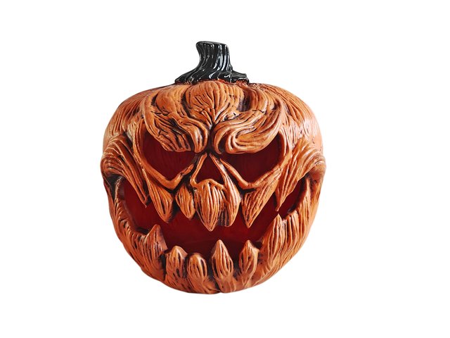 Pumpkin with monster face-MainBild