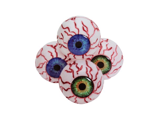 Set of 4 artificial eyes for scary decorations-MainBild