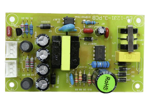  Pcb (Power supply) 15-0-15V GEQ-2310 Equalizer (EQ-1231-3.PCB)-MainBild