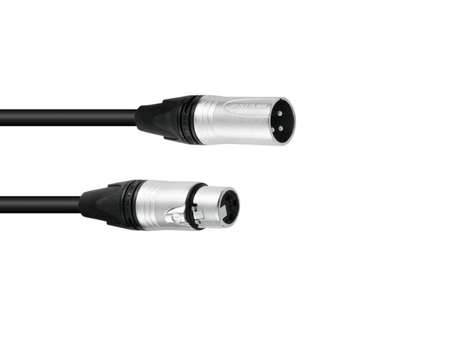 SOMMER CABLE XLR cable 3-pin 6m bk Neutrik-MainBild