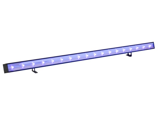 UV-LED-Lichtleiste mit 18 x 3-W-LED für beeindruckende Schwarzlicht-Effekte-MainBild