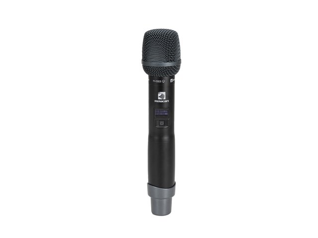 Hand-held microphone with PLL multifrequency transmitter-MainBild