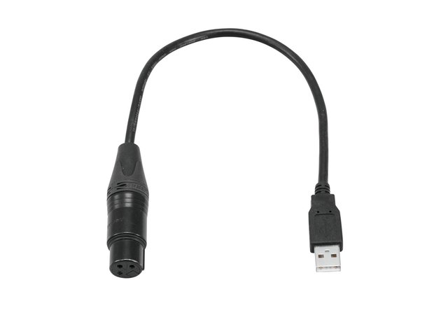 USB-DMX-Interface ohne Software zur Verwendung mit Lichtsteuerprogrammen-MainBild