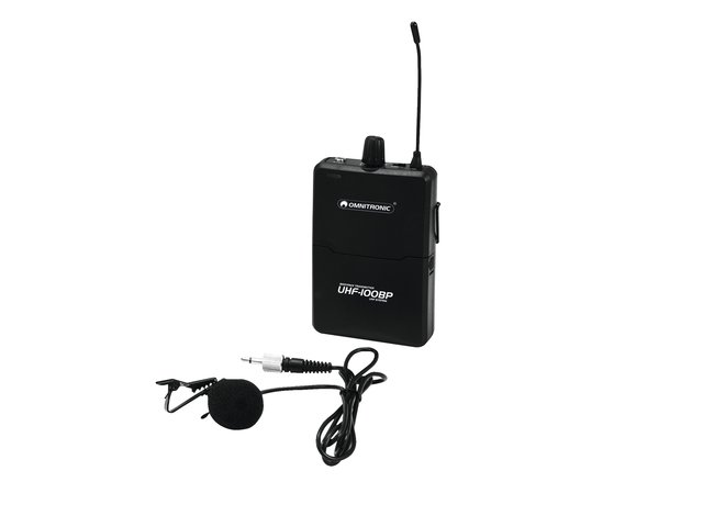 Bodypack transmitter with lavalier microphone-MainBild