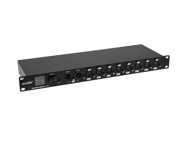 2 in/8 out DMX splitter with RDM support and real-time DMX monitoring-MainBild