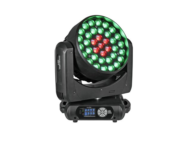 Washlight with 37 bright 15 W RGBW LEDs, zoom, macros, patterns and color temperature setting-MainBild
