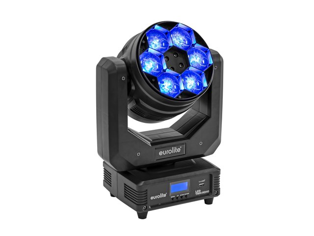 Hybrid moving head with RGBW LEDs, zoom, macros, patterns and color temperature presets-MainBild