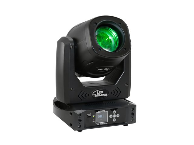 LED moving head beam with color wheel, static gobo wheel, prism and focus-MainBild