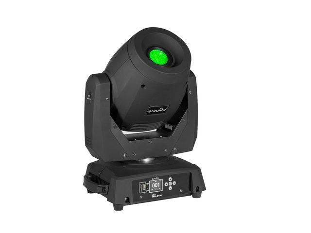 LED-Moving-Head Spot mit 200-Watt-LED, rotierenden Gobos, Farbrad, Prisma und QuickDMX-Buchse-MainBild