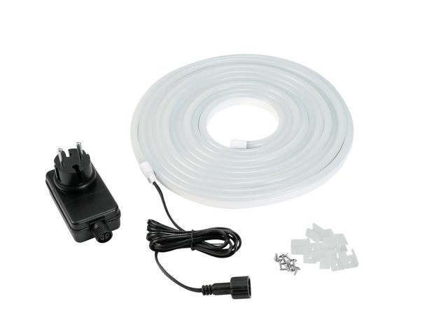 Flexible light tube with 600 warm white LEDs, 24V adapter & remote control, IP44, 2100 lm-MainBild