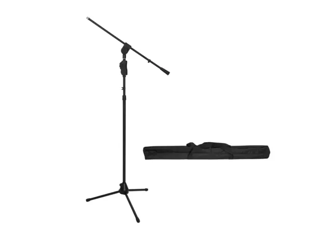 Pied de microphone MS-3 et perche noir - omnitronic