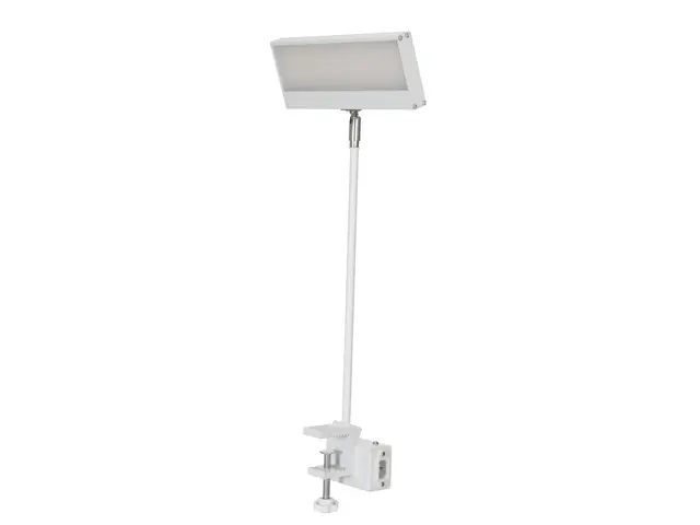 LED-Fluter mit 3 Farbtemperaturen an Auslegerarm mit Schraubklemme zur Befestigung-MainBild
