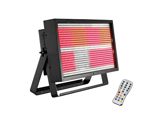 Multifunctional strobe/floodlight/blinder with RGB and cold white LEDs in a total of 11 segments-MainBild