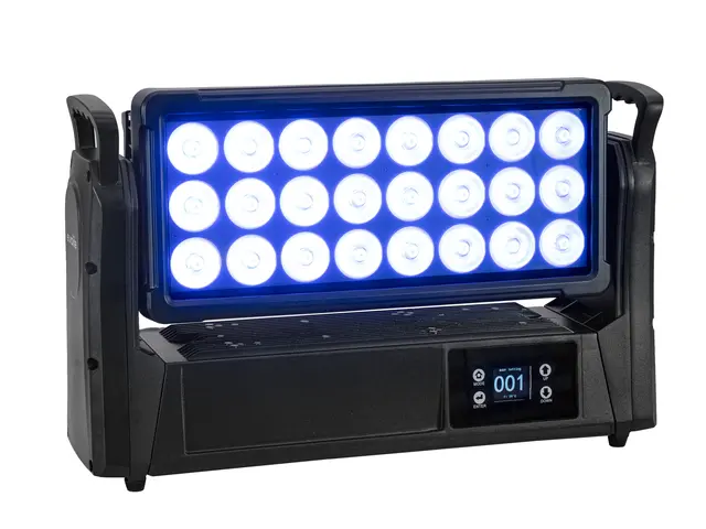 Motorized tiltable outdoor spotlight (IP65) with stepless electronic frost for beam, wash, and pixel effects-MainBild