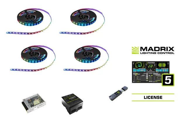 EUROLITE Set Pixel Strip RGB incl. Madrix Start-MainBild