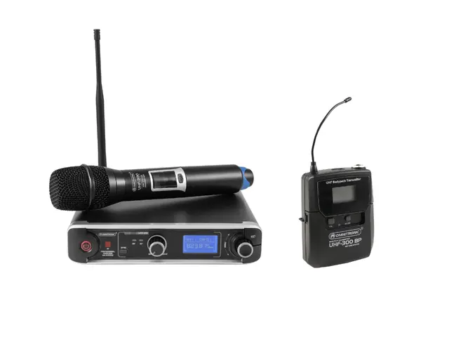 OMNITRONIC Set UHF-301 Receiver + Transmitter 823-832/863-865 MHz-MainBild