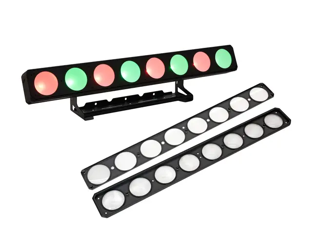 EUROLITE Set LED PMB-8 COB QCL 30W Bar + Diffusor Covers-MainBild