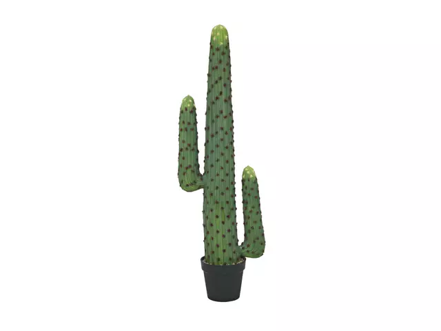 Mexikanischer Kaktus, Kunstpflanze, grün, 117cm - europalms