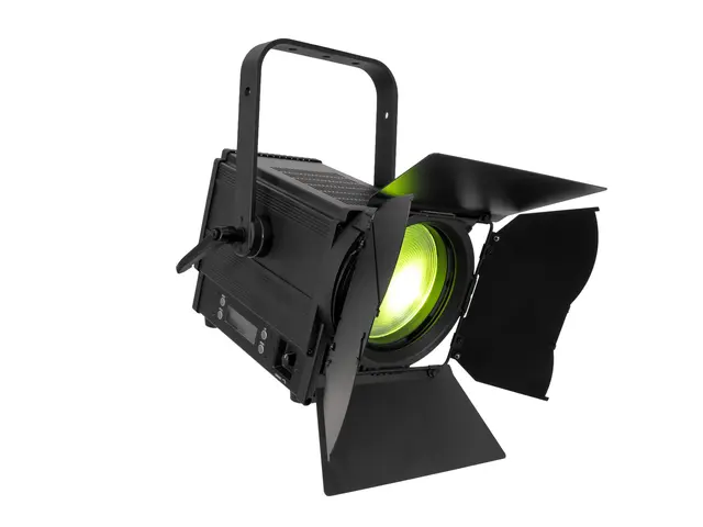 Fresnel spotlight (fresnel lens), 120-W-COB (chip-on-board)-LED  4in1 QCL RGBL, extremely quiet, DMX-MainBild