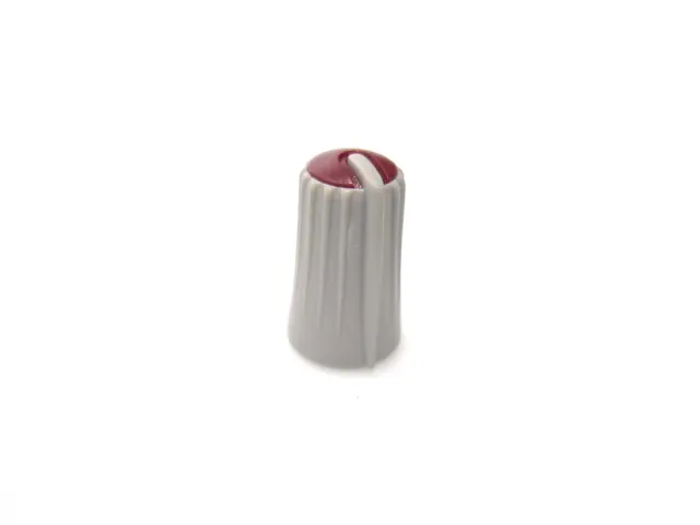  Drehknopf (Frequenz) MRS Serie grau/Makierung rot-MainBild