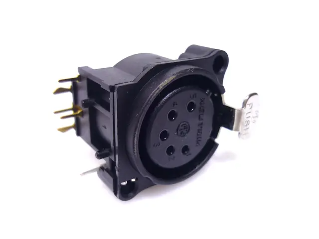  Panel jack XLR 5-pin plastic NC5FAH-MainBild