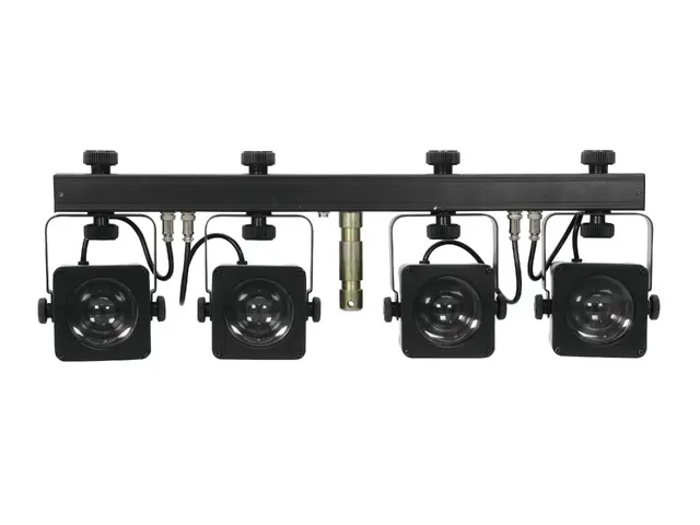 DMX LED spotlight set with cool white LEDs for mobile use-MainBild