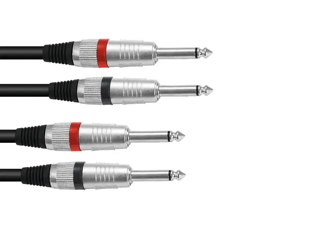 OMNITRONIC Jack cable 2x2 Jack mono 1.5m-MainBild