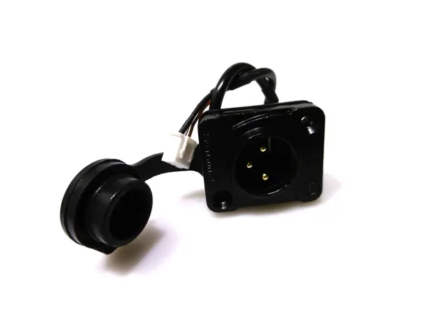  Built-in plug XLR 3-pin (DMX) IP65 (J3F2C-W-B) black-MainBild
