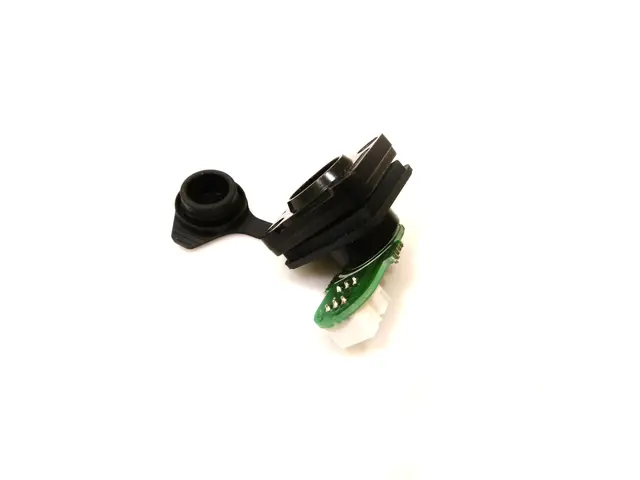  Einbaustecker XLR 3-Pol + Platine (DMX) IP65 (J3F2C-W-B)-MainBild