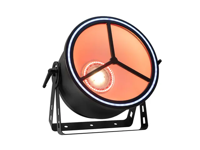 Warmweißer Retro-Scheinwerfer mit farbigen LED-Ringen-MainBild
