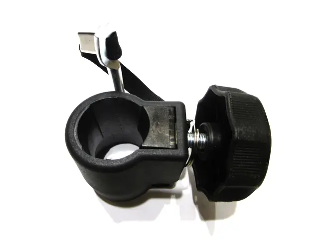  housing part (Clamp, plastic) EU Show Stand  Alu inside Ø=35/29mm bl-MainBild