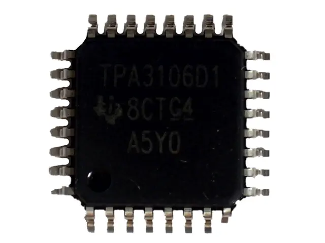  CPU WAMS-08BT MK2 TPA3106D1VFPR 32-pin-MainBild