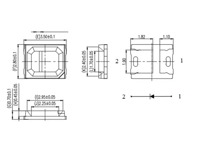  LED HCL 0,2W RGBALC LED PLL-2000 HCL Panel (2835RGBALC)-MainBild